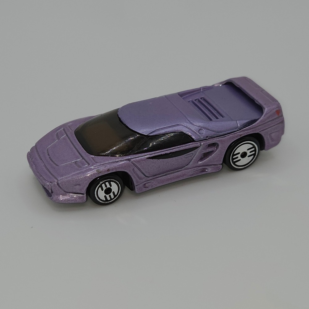 Hot Wheels 1992 Mattel Supercar Metallic Purple Lavender Plastic Malaysia UH